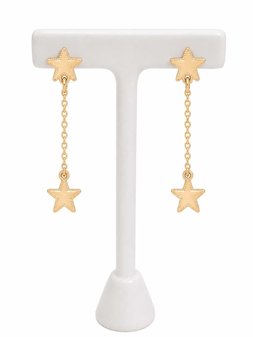 LC Lauren Conrad Duo Star Drop Stud Earrings (NWT)
